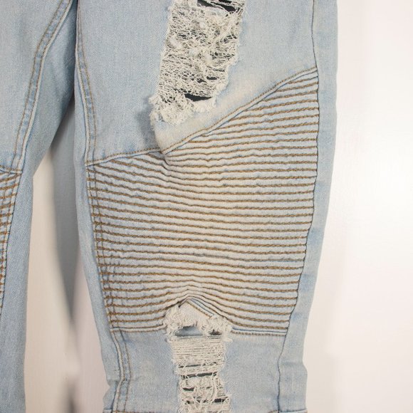🏁 2/$30 - The Rockn Rev Distressed Moto Stretch Skinny Jeans - Picture 2 of 8